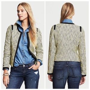 Banana Republic | Yellow Tweed Blazer Jacket